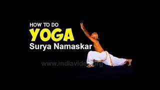 Yoga Surya Namaskar Twelve Steps Video