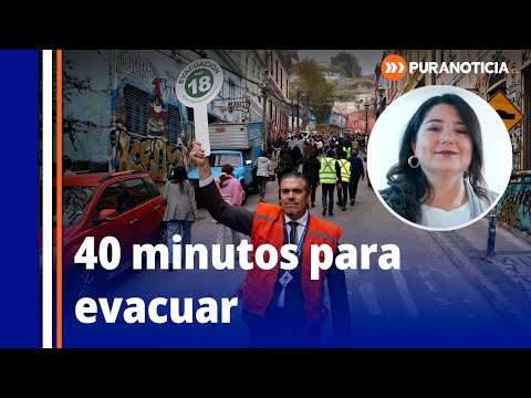 Seremi Carolina Zapata explica simulacro de tsunami en la Región de Valparaíso