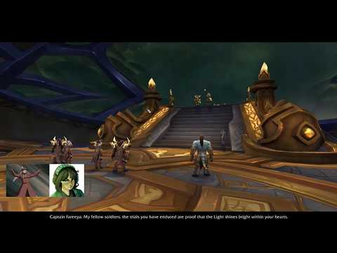 WoW Lightforged Draenei Allied Race Questline and Scenario (Patch 7.3.5)