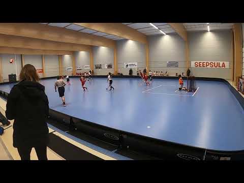 04.03.2020 FC Tuusula B-tytöt - Tiikerit C-tytöt - erä 1/3 Tuusulan salibandyhalli