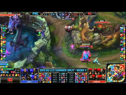 Fnatic vs Elements - W3D1 EU LCS Summer 2015 - League of Legends