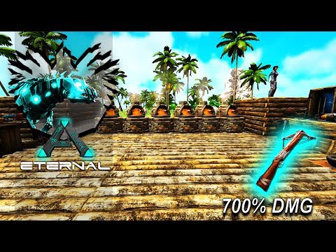 ARK EXPERT ETERNAL EP03 - Profissionais Do Crafting! Crossbow 700% Dmg! (Crafting Skill)