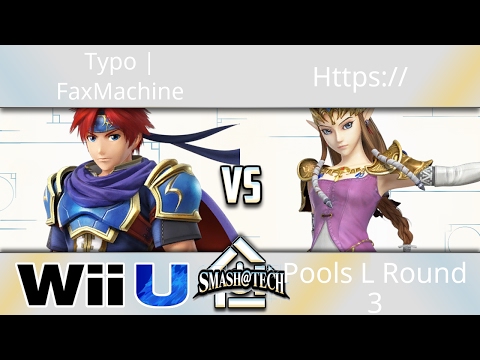 Smash@Tech 3/18/17 - Typo | FaxMachine (Roy) vs Https:// (Zelda) - Smash 4 Pools L Round 3