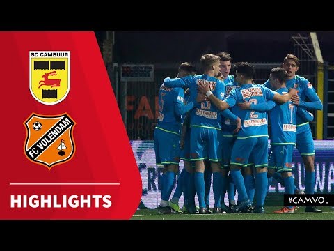 Samenvatting SC Cambuur - FC Volendam (10-01-2020)
