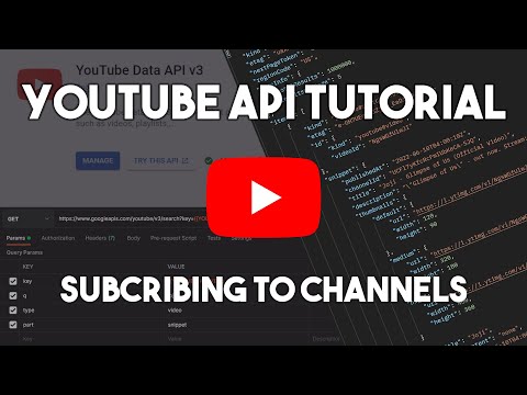 Inscreva-se em canais usando a API de dados do YouTube