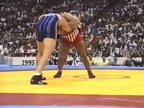 Angle,Kurt (USA) - Sabeew,Arawat (GER) 100 kg. Final.1995 Chempionat mira. Atlanta