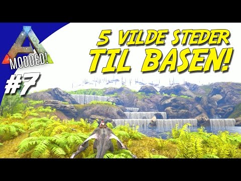 5 VILDE BASE LOCATIONS VALHALLA! - ARK Survival Evolved Dansk Modded - Ep 5 (Pugnacia Valhalla)