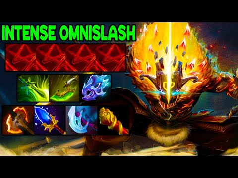 INTENSE OMNISLASH - CARRY JUGGERNAUT - INTENSE TEAM FIGHT - DOTA 2 GAMEPLAY