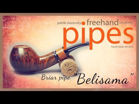 Smoking pipes - Briar pipe 169 "Belisama" | freehand smoking pipes | slovak pipe