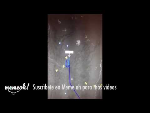 Radar del avión de Chapecoense de Brasil