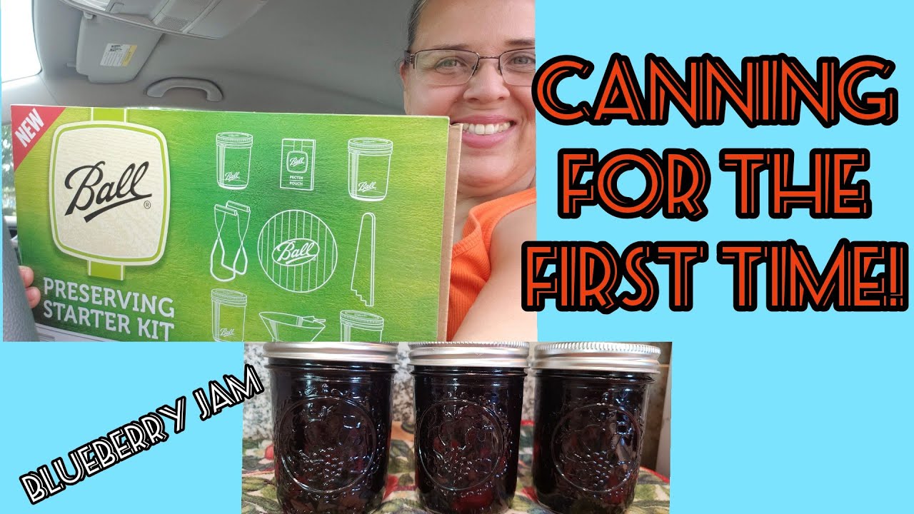 Ball Preserving Starter Kit | Canning For The First Time | Blueberry jam