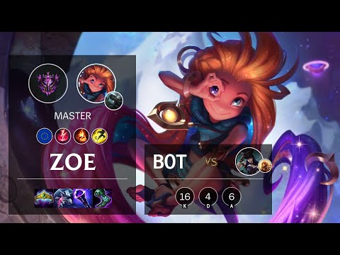 Zoe Bot vs Caitlyn - EUW Master Patch 11.23