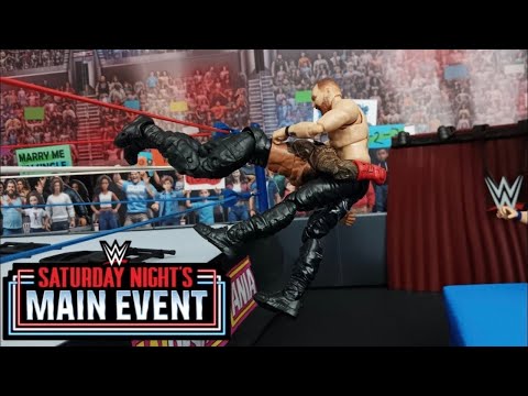 Roman Reigns vs Jon Moxley | Saturday Night's Main Event! (WWE Stop Motion)
