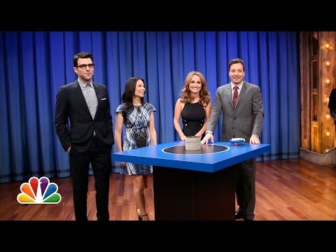 , title : 'Catchphrase with Lucy Liu, Zachary Quinto and Giada De Laurentiis (Late Night with Jimmy Fallon)'