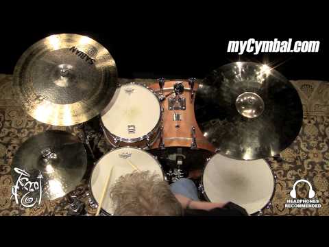 Sabian 14" HH Medium Hi Hat Cymbals - Brilliant - Played by Rick Murray (11402B-1041515B)