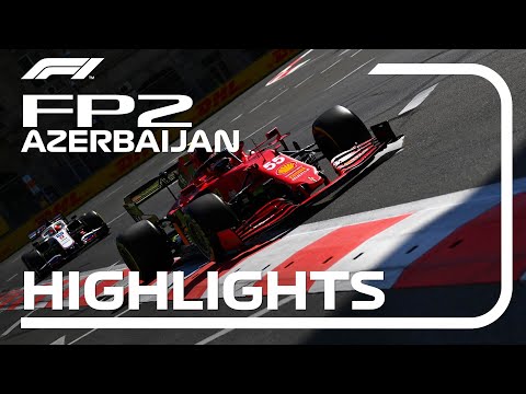 F1 アゼルバイジャンGP 市街地コースで行われるあアゼルバイジャンのFP2ハイライト動画