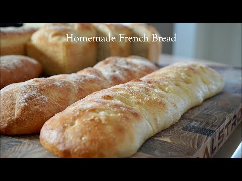 Easy Homemade French Bread🇺🇸🇫🇷–Bruno Albouze