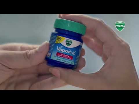 Vicks vaporub relieves 6 cold symptoms