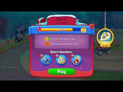 FISHDOM:  Level 9145 Hard level First try  No boosters. 💥💥💥