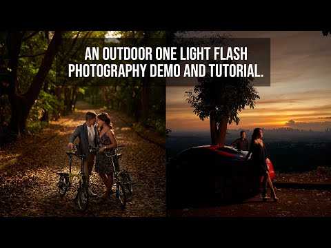 An Outdoor One Light Flash Photography Demo and Tutorial