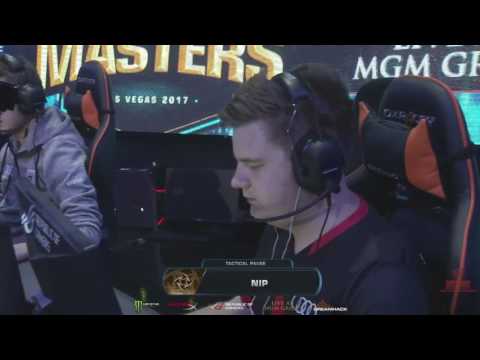 Astralis vs NiP - Map 2 Mirage - Quarter Final - DreamHack Masters Las Vegas 2017 - Caster Bomman