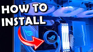 How To Install AIO Liquid Cooler - Guide To Build a Gaming PC 4