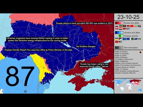 Week 87: Major (diplomatic) gains and losses on both sides!