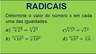 Determine O Valor De X Em Cada Uma Das Igualdades