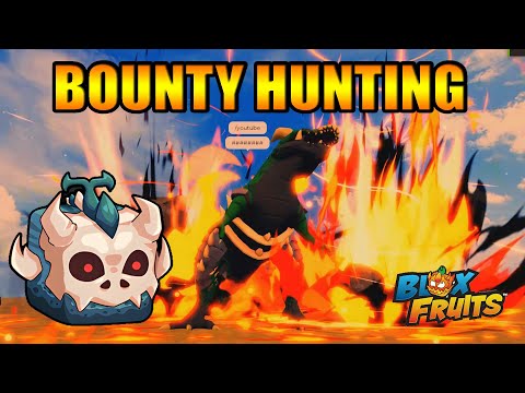 Try Hard With T-Rex Fruit Part 2 ( bounty hunt ) - Blox Fruits