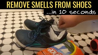 How To Remove Smell From Running Shoes in 10 seconds