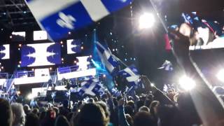 Patrice Michaud &amp; Zachary Richard - Je cours après Marie - Sur Les Plaines D&#39;abraham 2016