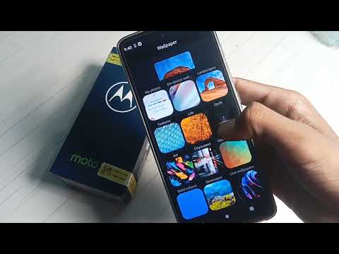 how to change wallpaper in Motorola G31 mobile