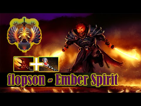 Flopson [Ember Spirit] First Item Rod of Atos - New Build Ember