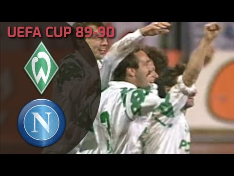 Werder Bremen - Napoli // 89-90, Uefa Cup (720p)