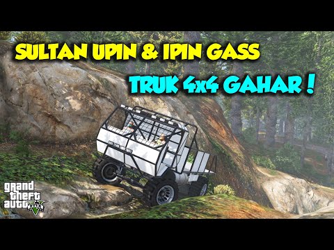 SULTAN UPIN OFFROAD EXTREAM TRUK 4x4 DAKAR DI HUTAN RIMBA - GTA V SULTAN UPIN IPIN EPISODE SPESIAL