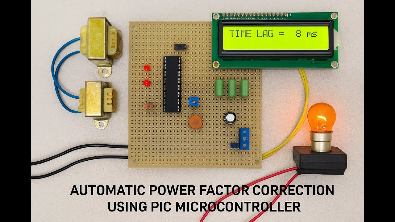 Automatic Power Factor Correction using PIC microcontroller - APFC