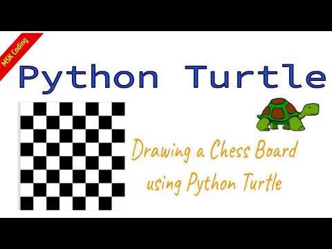 How To Create Chess Board In Python Python Turtle Graphics
