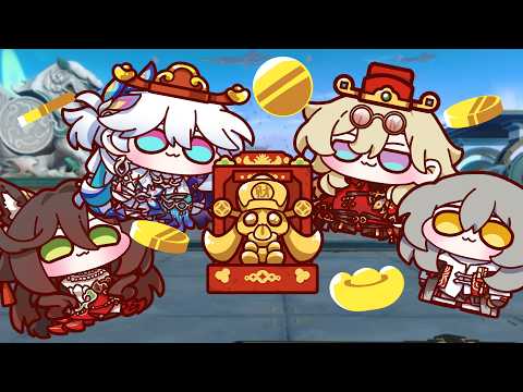 Yao Guang and Aventurine compete to become the God of Wealth! Happy New Year and make a fortune!