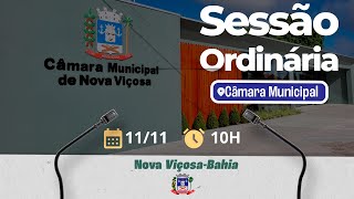 Reunião da Câmara Municipal de Nova Viçosa –11 de Novembro 2025