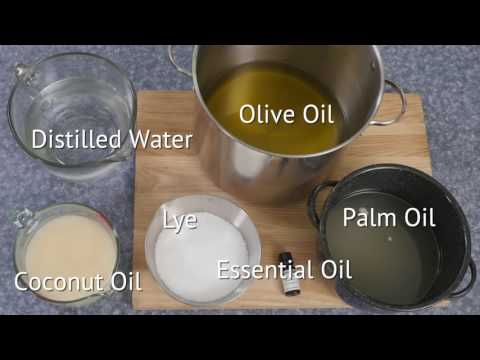 Simple Homemade Cold Process Soap