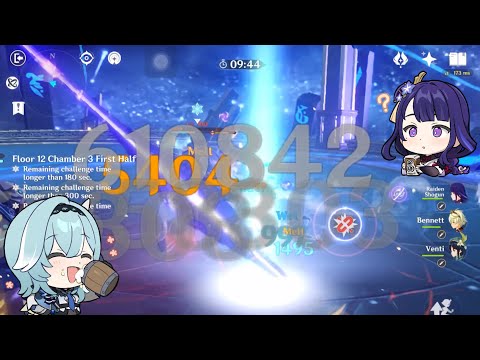 Eula casually nuking 2.8 Abyss 12-3-1 | Genshin Impact