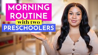 MORNING ROUTINE | Pregnant Mom of 2 School Morning Routine | The Mom Psychologist
