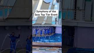 Exclusive Aqua Show at Sea! | Symphony of the Seas Top Tier Event 💦