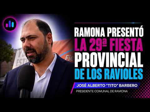 Ramona presentó la 39ª Fiesta Provincial de los Ravioles
