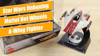 Hot Wheels Starships Select A-Wing Fighter - Star Wars Unboxing