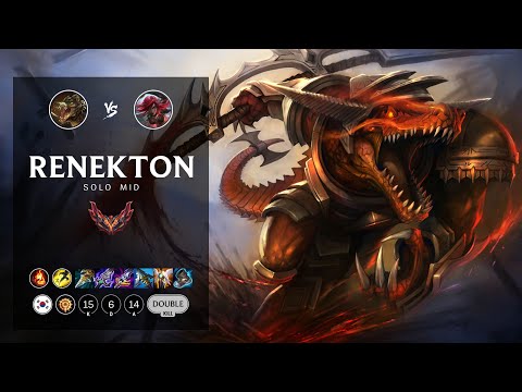 Renekton Mid vs Katarina - KR Grandmaster Patch 12.19