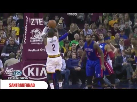 Kyrie Irving vs Pistons (2016/02/22) - 30 Pts, 5 Assists!