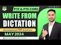 Write From Dictation | PTE & PTE Core Listening | May 2024 Exam Predictions | Language Academy