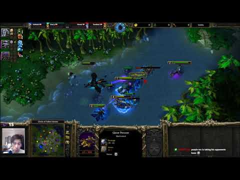 TeRRoR (UD) Krolu (Orc) vs TomikuS (Orc) Flonid (NE) - WarCraft 3 Nations 2v2 EU Qualfier - WC2946