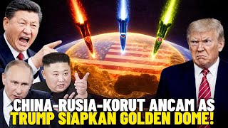 Download lagu SENJATA BERKEDOK TAMENG AS! Kecanggihan Golden Dome Pencegat Rudal CHINA, RUSIA DAN KORUT mp3